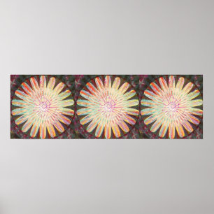 Grote zonnebloempitten 3 poster