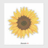 Grote zonnebloempitten Sticker (Vel)