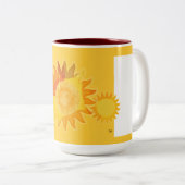 Grote zonnesgele Mok (Voorkant rechts)