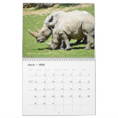 Grote zoogdieren in Afrika 12-maands kalender (Mar 2026)