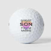 Grote zoon van Mars Golfballen (Voorkant)