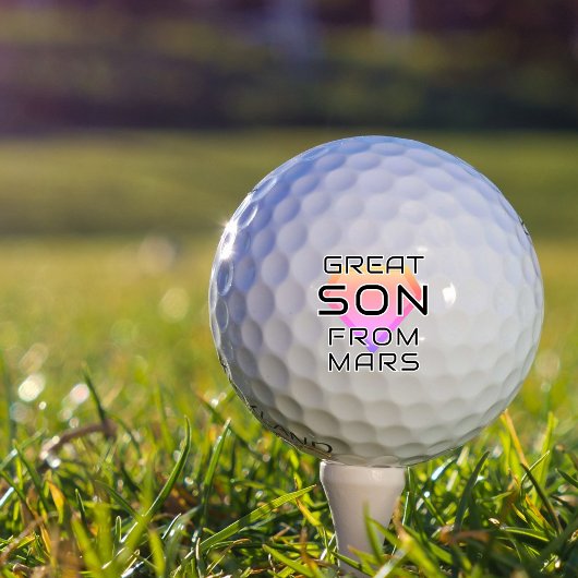 Grote zoon van Mars Golfballen