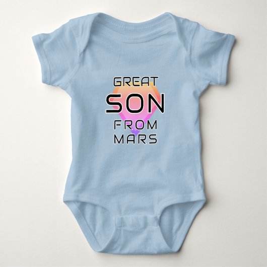 Grote zoon van Mars Romper (Voorkant)