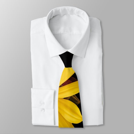 GROTE ZUNFLOWER PATROON STROPDAS (Gebonden)