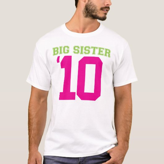 grote zus 10 t-shirt (Voorkant)
