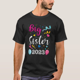 Grote Zus 2023 Zwangerschapsaankondiging Kinder Si T-shirt