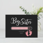 Grote Zus 2025 Ladingszwangerschap Aankondiging (Staand voorkant)