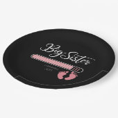 Grote Zus 2025 Ladingszwangerschap Aankondiging Papieren Bordje (Gekanteld)