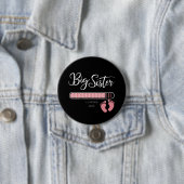 Grote Zus 2025 Ladingszwangerschap Aankondiging Ronde Button 7,6 Cm (In situ)