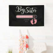 Grote zus 2025 Zwangerschapsaankondiging wordt gel Spandoek (Insitu)