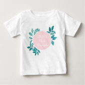 Grote zus aanpasbaar naam met waterkleur floras (Voorkant)