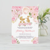 grote zus baby shower nodigt uit kaart (Staand voorkant)