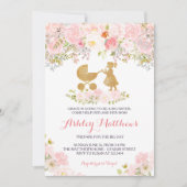 grote zus baby shower nodigt uit kaart (Voorkant)