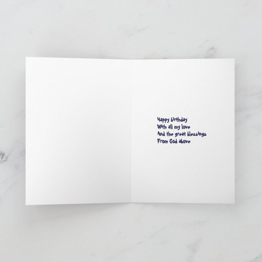 Grote zus Birthday Kaart (Binnen)