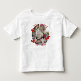Grote Zus Broers en Zusters Foto Hart Schattig Kinder Shirts