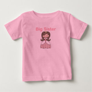 Grote zus bruin haar prinses