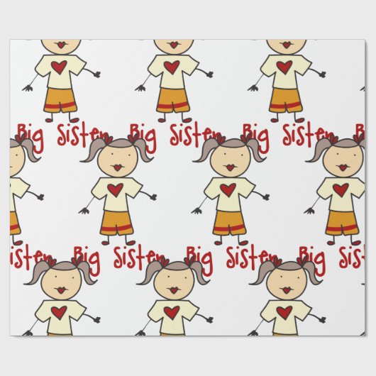 Grote Zus Cadeaupapier (Vlak)