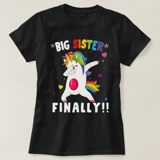 grote zus eindelijk 2020 t-shirt (Design voorkant)
