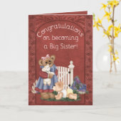 Grote Zus Kaart (Gele Bloem)