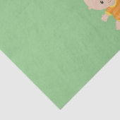 Grote Zus met Baby Brother Voetbal Gift Tissuepapier (Detail)