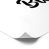 Grote zus op maat gemaakte hondfoto poster (Hoek)