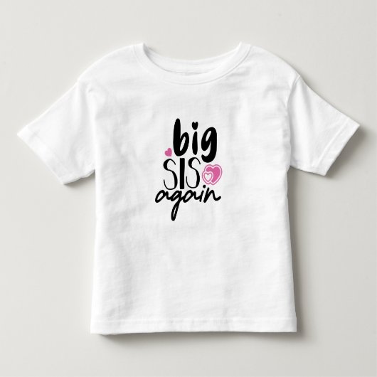 Grote zus opnieuw kinder shirts (Voorkant)