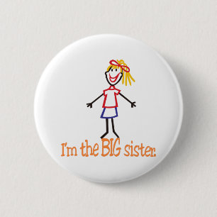 Grote Zus Ronde Button 5,7 Cm