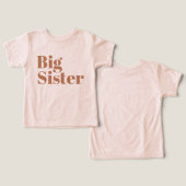 Grote Zus | Rust Matching Sibling Family (Ontwerp Voorkant & Achterkant)
