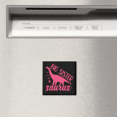 Grote Zus Saurus in Roze Magneet (Insitu (Vaatwasser))