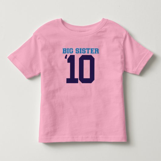 Grote zus shirt 2010 (Voorkant)
