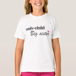 Grote zus Shirt, Schattigee Kinder T-shirt, alleen T-shirt