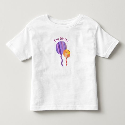 Grote Zus T-shirt - Ballon Thema (Voorkant)