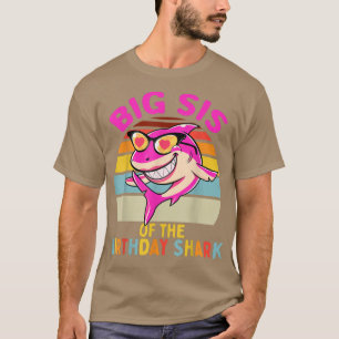 Grote zus van de haaienverjaardag zus bijpassende  t-shirt