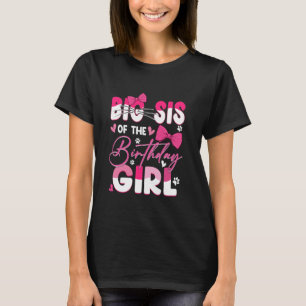 Grote Zus Van De Verjaardagsmeisje Kat Kitten Fami T-shirt