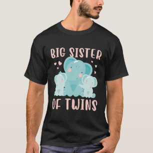 grote zus van tweeling Schattige grote tweelingzus T-shirt