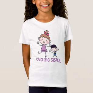 grote zusje kleine broertje die sibling is t-shirt