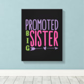 Grote zuster - Big Sister onthullen Canvas Afdruk (Insitu (Houten vloer))