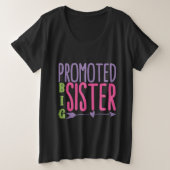 Grote zuster - Big Sister onthullen Grote Maat T-shirt