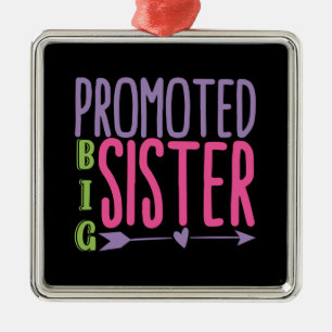 Grote zuster - Big Sister onthullen Metalen Ornament