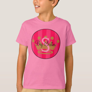Grote zuster Crown Shirt Grote initiaal V 3