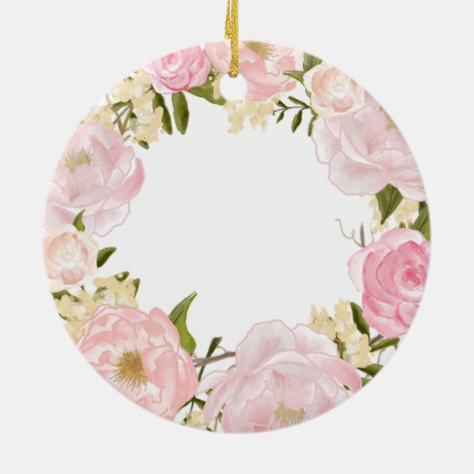 Grote zuster Eerste kerstversiering Keramisch Ornament (Achterkant)