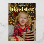 Grote zuster Kerstzwangerschap Aankondiging (Voorkant)