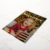 Grote zuster Kerstzwangerschap Aankondiging (Gedraaid)