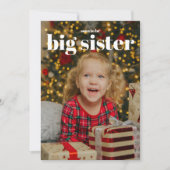 Grote zuster Kerstzwangerschap Aankondiging (Voorkant)