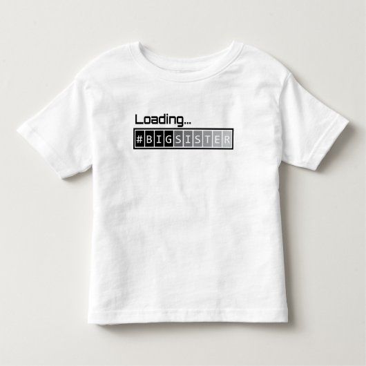 Grote zuster laden kinder shirts (Voorkant)
