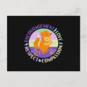 Grote Zuster Liefde - Verwant Bonding Fox Briefkaart (Voorkant)