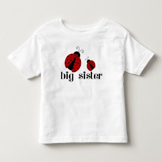 Grote zuster lieveheersbeestje kinder shirts (Voorkant)