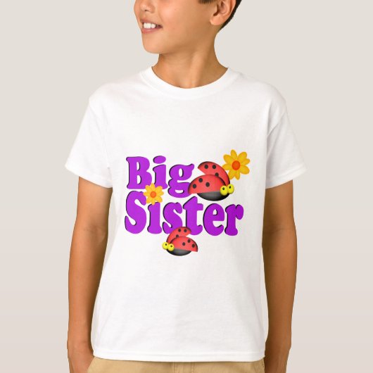 Grote zuster lieveheersbeestje t-shirt (Voorkant)
