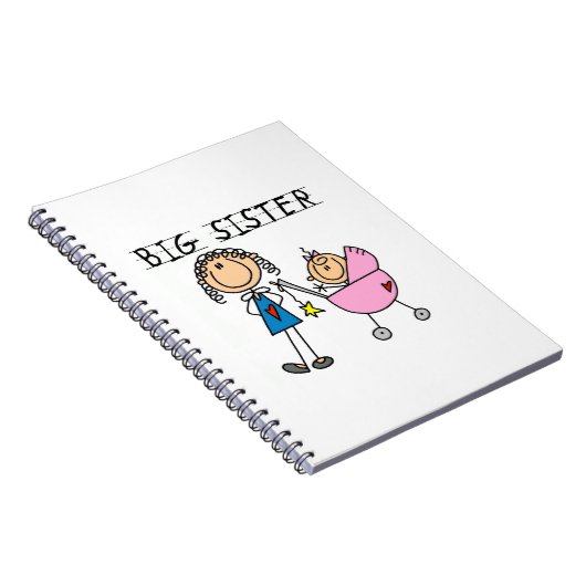 Grote zuster met kleine zusjes notitieboek (Rechterzijde)