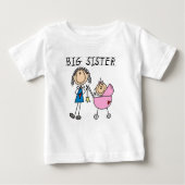 Grote zuster met kleine zuster T-shirts en cadeaut (Voorkant)